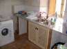 Kitchen with washing machine