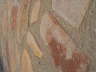 Close-up of the outside wall cladding